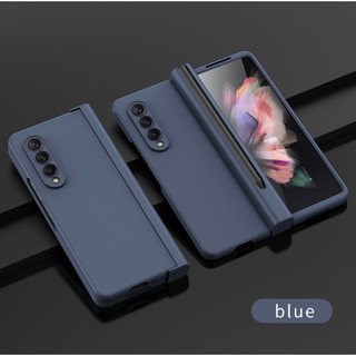 Ốp Điện Thoại Samsung Galaxy Z Fold 7 6 5 4 3 5G Có S Khe Cắm Bút Bản Lề Vỏ Nhựa Có Màn Hình Mặt Trước Kính B03