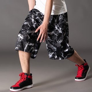 Quần Short Bóng Rổ Dáng Rộng Màu Đen Cỡ Lớn 5XL 6XL 7XL Thời Trang Cho Nam
