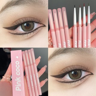 Bút Kẻ Mắt Dạng Gel Không Thấm Nước Đầu Cứng 3 Màu Tùy Chọn