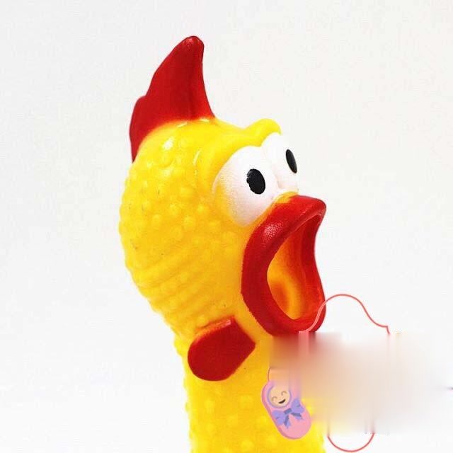 Đồ Chơi Gà Bóp Kêu, Gà A Lử 32cm Dành Cho Bé