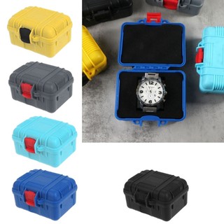 Jay 1 Khe Cắm Chống Va Đập Hộp Đồng Hồ Chống Thấm Nước Tổ Chức Đồng Hồ Nhựa Hộp Bảo Quản Chất Liệu ABS Cho Du Lịch Watc