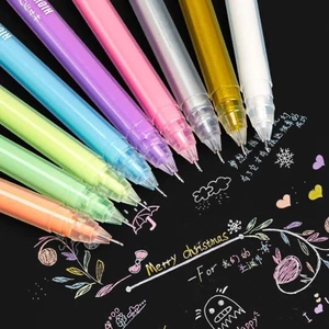 Set 12 Bút Bắt Sáng Nhiều Màu Sắc Dễ Thương Cho Bé Gái