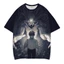 Jujutsu Kaisen Anime Áo Thun Nữ Tay Ngắn Top Unisex Cosplay Gojo Satoru Tee Thời Trang 3D Áo Sơ Mi Plus Kích Thước