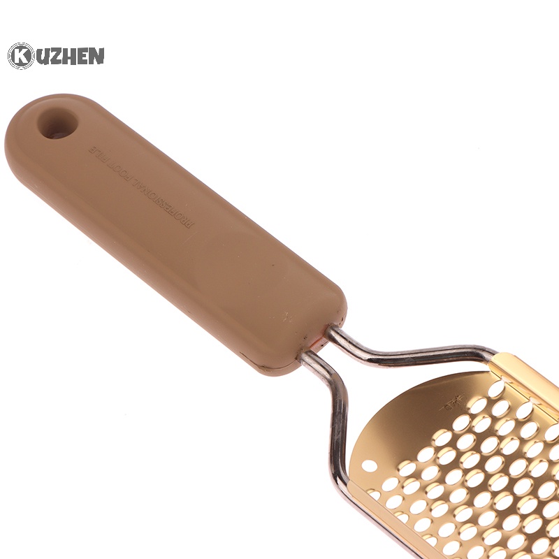 Kuzhen dụng cụ tẩy da chết, loại bỏ vết chai chân 304 không gỉ, máy cạo vôi móng chân mềm mịn cho bàn chân tại nhà