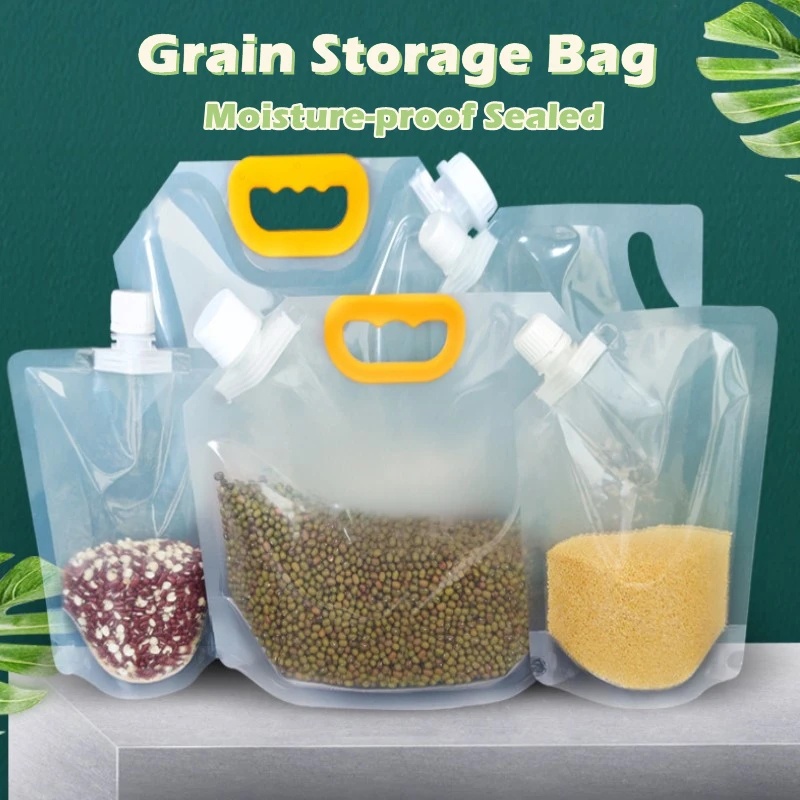 Túi Đựng Gạo Dày Dặn Trong Suốt Chống Ẩm Mốc Tiện Dụng
