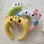 SQ Sanrio HelloKitty Hoạt Hình Dễ Thương Sang Trọng Vui Nhộn Tóc Vòng Rửa Mặt Báo Chí Tóc Dây Buộc Tóc Thời Trang