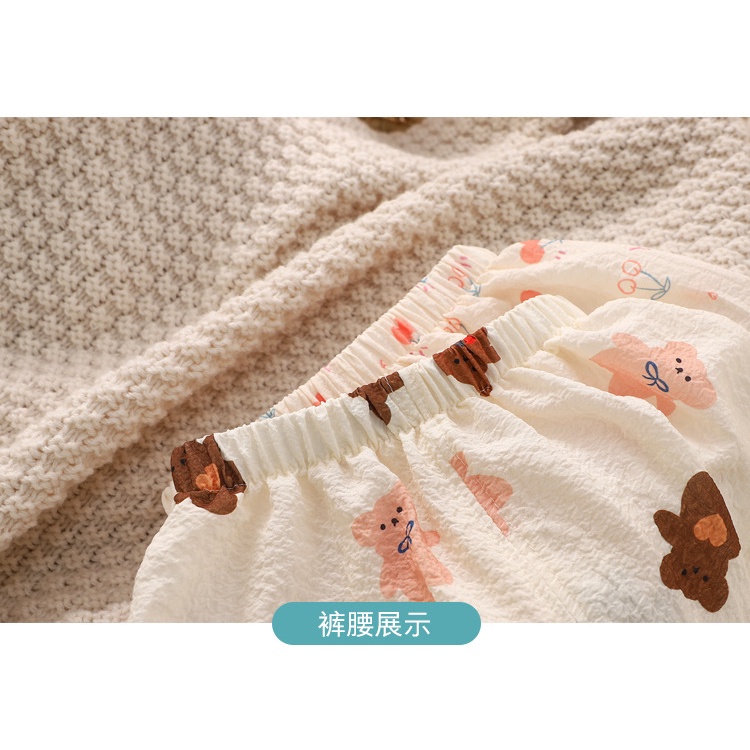 Phong Cách Mới Trẻ Em Phiên Bản Hàn Quốc Quần Muỗi Mùa Hè Bé Trai Bé Gái Quần Thường Ngày Đến Mắt Cá Chân Quần Thể Thao Thoáng Khí Quần Trẻ Em UXJA
