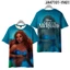 Phim Nàng Tiên Cá Áo Thun Unisex Tee Cosplay 3d Áo Sơ Mi Nam Nữ Tay Ngắn Hàng Đầu Thường Ngày Plus Kích Thước