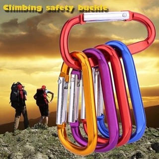 Mini alluminum alloy carabiner keychain / chai nước sử dụng hàng ngày khóa kim loại / phụ kiện leo núi cắm trại ngoài trời