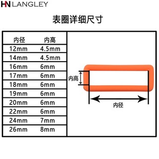 4 12-26mm Nhiều Màu Sắc Silicon Đồng Hồ Vòng 16mm 18mm 20mm 22mm 24mm Đồng Hồ Dây Cao Su Giữ Vòng Tay Vòng Tay