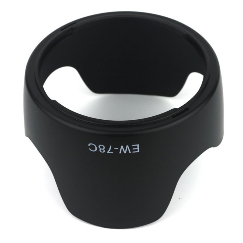 [3C] Mũ trùm đầu ống kính có thể đảo ngược EW-78C cho ống kính EF 35mm f 1 4L USM VR SLR Mũ trùm đầu ống kính hoa Tulip kỹ thuật số