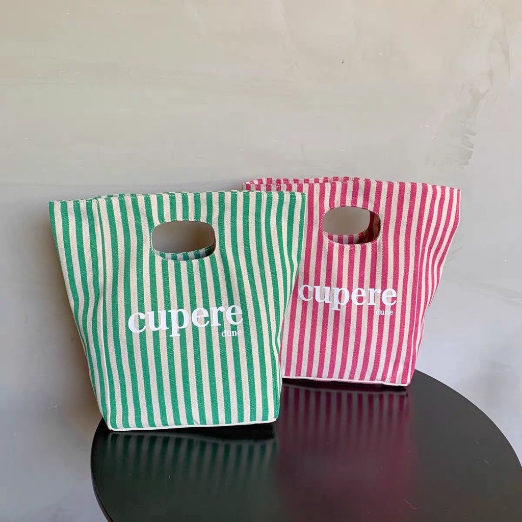 Túi đựng cơm Bento vải canvas phong cách Nhật Bản, giữ nhiệt, xách tay, kèm hộp cơm