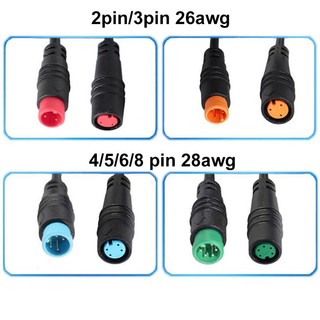 Dây Cáp Cảm Biến Tốc Độ Dài 1M M / F M8 2 3 4 5 6 Pin Chống Thấm Nước Dành Cho Xe Đạp Điện