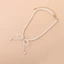 Mya Diamonds Bowknot Neckchain Siêu Cổ Tích Cổ Dây Xích Có Thể Điều Chỉnh Choker Dây Xích