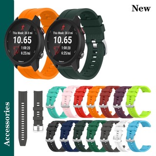 Dây đeo silicon 20mm mới Dây đeo cổ tay thể thao cho Garmin Forerunner 170 / 70 / 645 245 55 158 165 Âm nhạc / Venu Sq 2 / Vivoactive 3 5 6