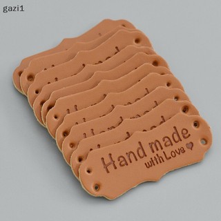 [gazi1] 50 Chiếc Thẻ Da Handmade Có Nhãn Tình Yêu May Thủ Công DIY Đan Thẻ Boutique