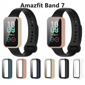 Kính Cường Lực Bảo Vệ Màn Hình Cho Amazfit band 7 Ốp Lưng Vỏ PC + Phim Cường Lực Thay Thế Bảo Vệ Vỏ