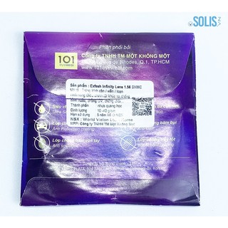 Tròng kính Exfash Hàn Quốc 1.56 - Chống trầy, chói, UV & bám hơi nước