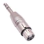 Niki 6 35mm 1 4 Inch Sang XLR Micro Adapter Stereo 6 35mm Sang XLR Nữ Chuyển Đổi