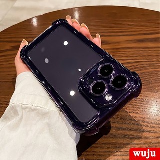 Ốp Điện Thoại Acrylic Cứng Trong Suốt Chống Sốc Sang Trọng Cho iPhone 14 11 12 13 Pro Max XS Max X XR