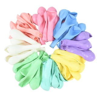 Set 50 Bong Bóng 5 Inch Màu Sắc Xinh Xắn Dùng Để Trang Trí Tiệc Sinh Nhật / Đám Cưới