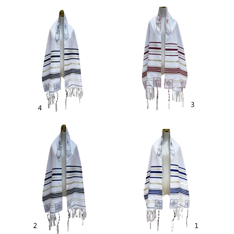 Dasbsug Yeshua Khăn choàng Messianic Tallit Khăn choàng cầu nguyện Tallit Khăn choàng cầu nguyện Israel Bethlehem