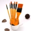 SA Sơn Bộ 7 Chiếc Tròn Mũi Nhọn Đầu Nylon Tóc Cho Acrylic Màu Nước Dầu Gouache Mặt Móng Tay Nghệ Thuật Tranh