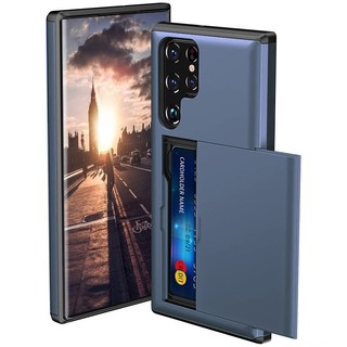 Ốp Điện Thoại Dày Có Ngăn Đựng Thẻ Cho Samsung S23 S22 S21 S20 FE Ultra Plus S22 + S21 + S23 + Note 20