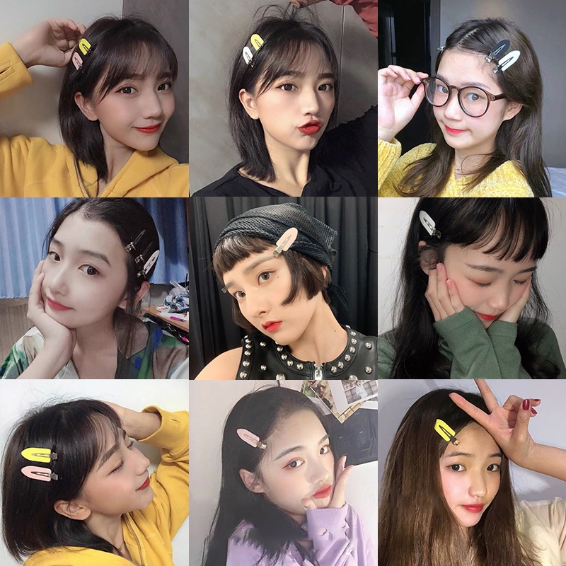 Ảnh Set 10 kẹp tóc mỏ vịt AIJOLEN kim loại phong cách Hàn Quốc dễ thương cho nữ 1