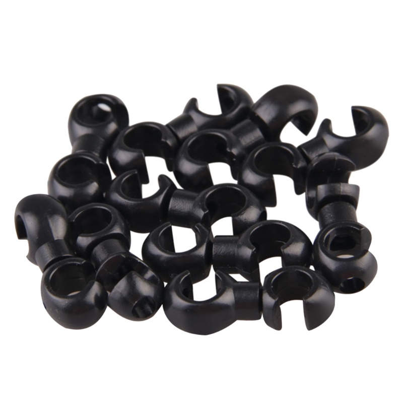 Pealike 20 Chiếc Xe Đạp Cáp Chốt Cố Định Giá Đỡ Xe Đạp Xoay Chữ S-Hook Kẹp Dây Phanh Khóa Cho Cáp Phanh Đường Bic