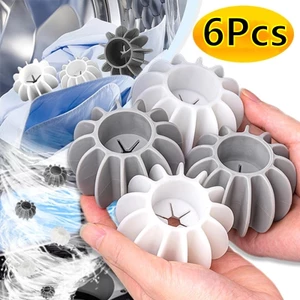 Set 6 Quả Bóng Giặt Đồ Bằng Silicone Tiện Lợi