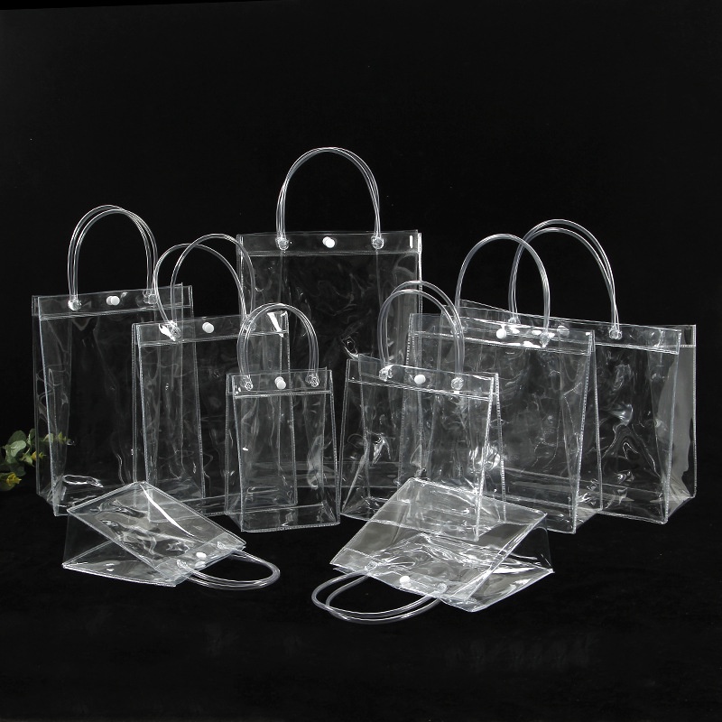 1 Túi Nhựa PVC Trong Suốt Có Tay Cầm Đựng Mỹ Phẩm Tiện Dụng | Shopee ...