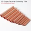 ITRUMPET 1 Chiếc GT Đồng Thiết Bị Đầu Cuối Ống Kết Nối, Lỗ Đi Qua Ferrule Lug Dây Mũi Thiết Bị Đầu Cuối Uốn, GT-10 / 16 / 25 / 35 / 50 / 70 / 95 / 120mm2 Đồng Bu Lông Lỗ GT Tay Ống Hàn