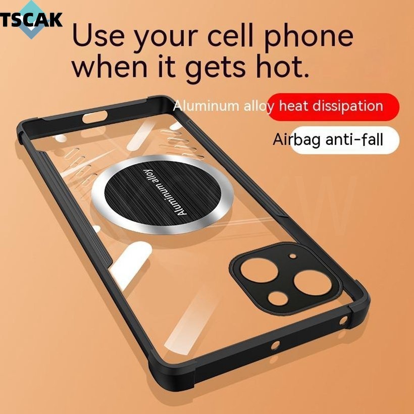 Ốp Điện Thoại silicone Trong Suốt Tản Nhiệt Chống Rơi Thời Trang Cao Cấp Cho Redmi Note 12 Turbo K60 Pro K60E