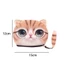 FUJIOU Phim Hoạt Hình Mèo Zero Ví Mới Đổi Tiền Xu Ví Người Phụ Nữ Đầu Mèo Meow