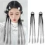 Tóc Giả Tết Dây Cột Gồm 3 Dây Tết Màu OMBRE (giá 1 bên) Phong Cách Hàn Quốc QiQiShop