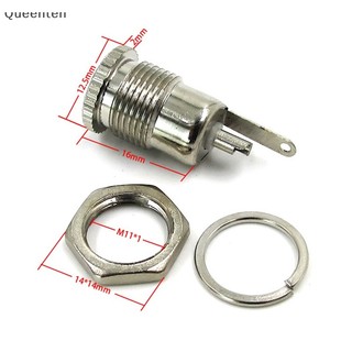 Queenten 5 Chiếc 5.5 mm x 2.1 mm Jack Cắm Điện Ổ Cắm Bảng Điều Khiển Nữ Gắn Kết Nối -099 QT