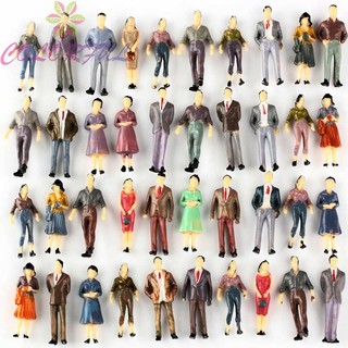 【COLORFUL】Model People Figures 1:50 Scale Landscape Color Pose Placement Display Plastic