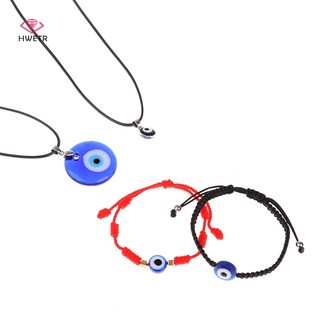 Hwetr kính xanh 3cm mặt dây chuyền vòng cổ vòng tay vòng cổ may mắn choker trang sức mới