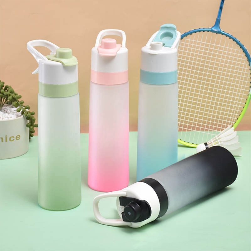 Bình nước uống và phun sương Cinna Chai uống nước chống rò rỉ di động ngoài trời Dung tích lớn Cốc nước thể thao BPA