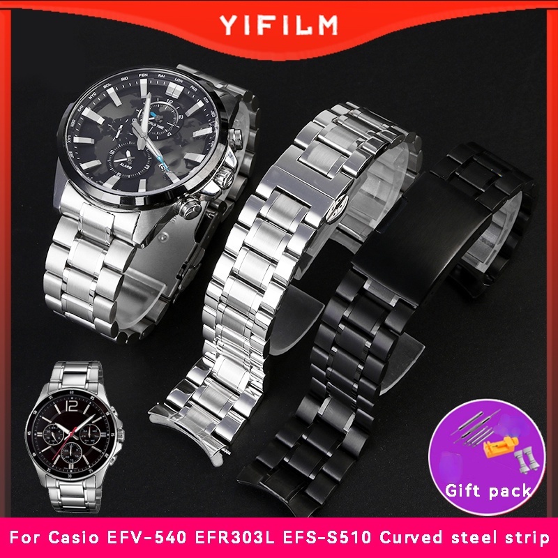 YIFILM Day eo ng H B ng Thep Phu H p Cho Casio EFR303L EFV 540 500 EFS S510 MTP1375 Shopee Vi t Nam