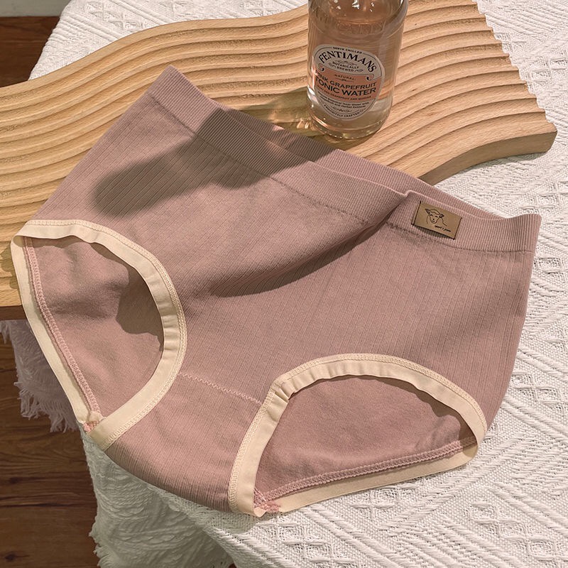 Hàng Mới Về Mới Quần Lót Cotton Không Đường May Kháng Khuẩn Độ Co Giãn Cao Thoải Mái Thoáng Khí Cho Nữ