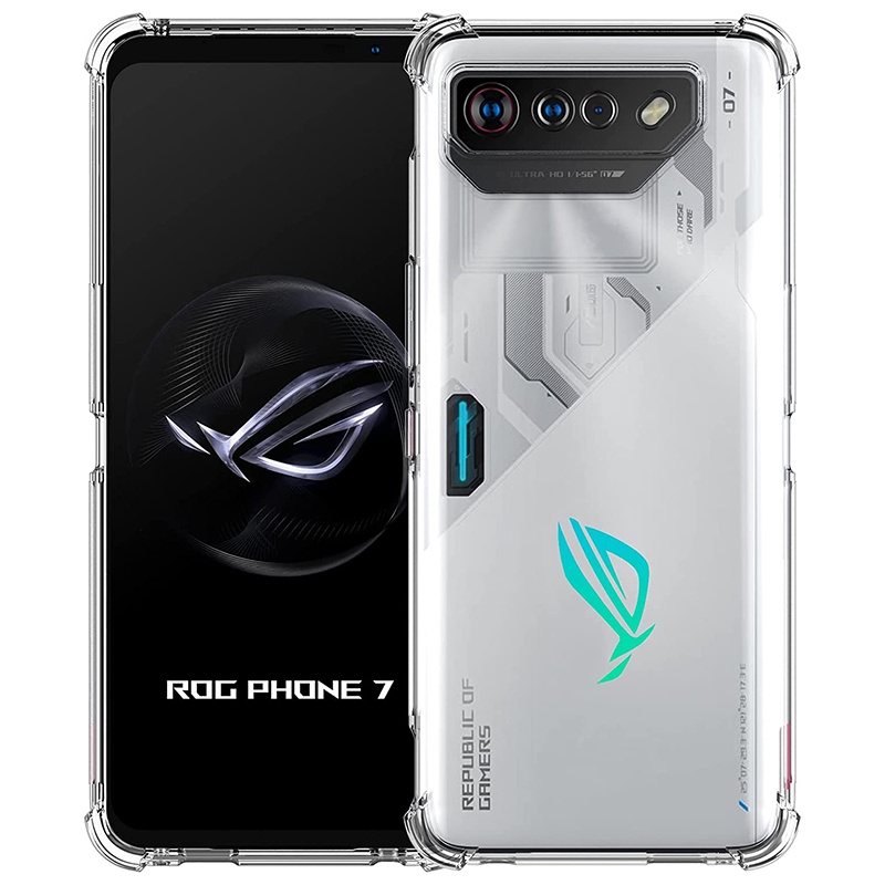 Ốp Điện Thoại TPU Gel Mềm Trong Suốt Chống Sốc Hấp Thụ Sốc Cho Asus ROG Phone 7 6 Pro 2 3 5s 5 Ultimate