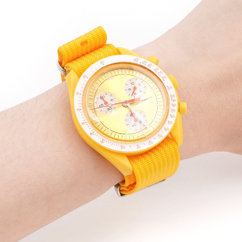 20mm NATO Nylon Dây Đeo Đồng Hồ Cho Mặt Trăng Dây Đeo Đồng Hồ Vải Dây Đeo Đồng Hồ Một Mảnh Vòng Tay Sao Thủy Sao Thổ Sao Mộc Cho Nam Nữ Dây Đeo Tay Thể Thao