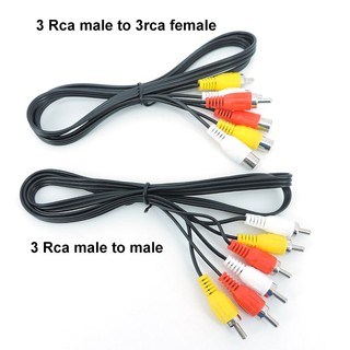Dây Cáp Âm Thanh Nối Dài 3 rca male Sang 3RCA male Với 3 rca AV Dài 1M / 1.5M / 3Meter