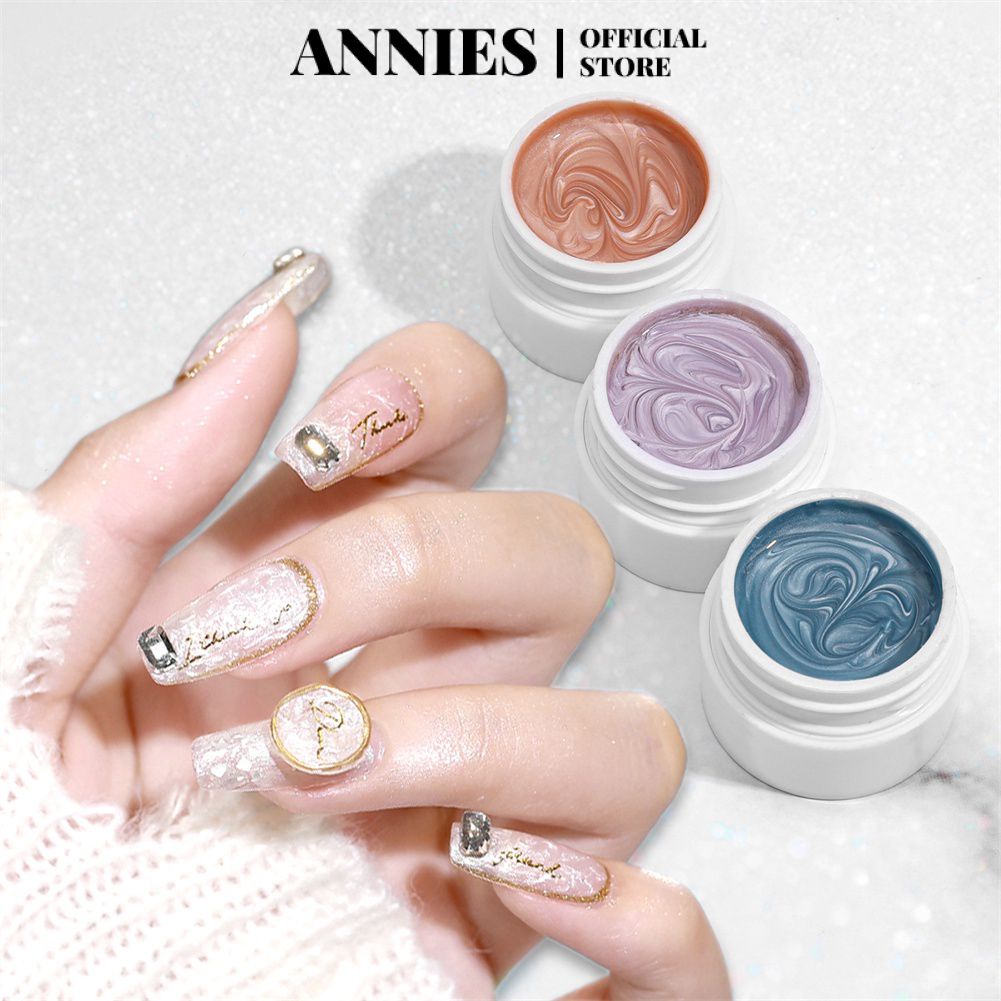 Gel sơn móng tay ANNIES tạo nét vỏ sò nhỏ thông dụng thời trang dành cho nữ