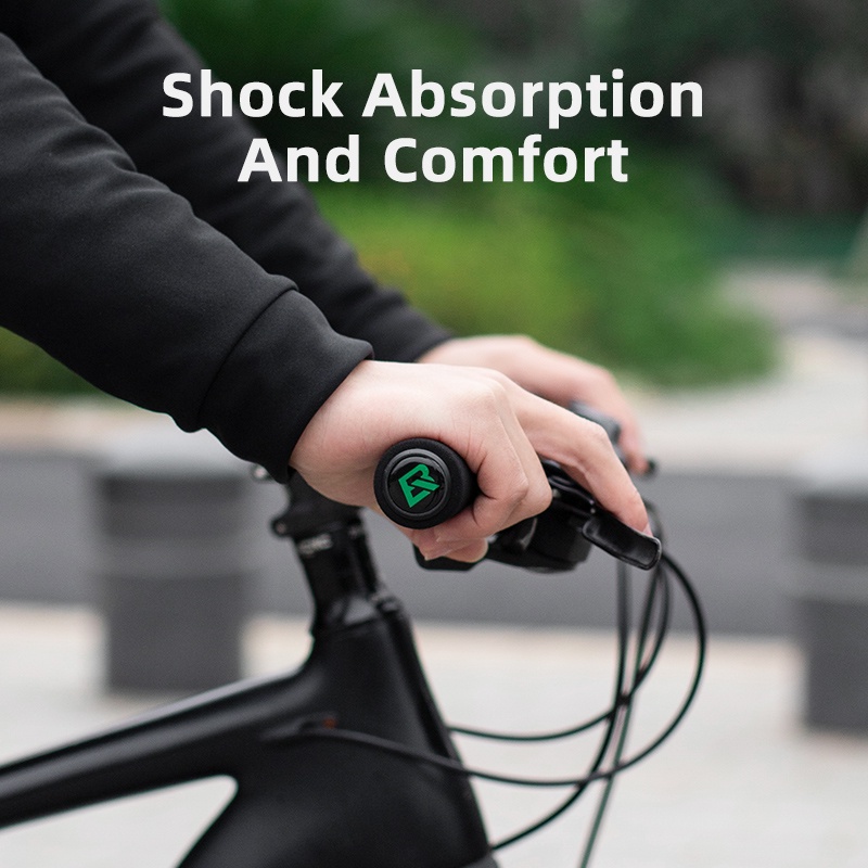 Rockbros Bọc Tay Lái Xe Đạp Leo Núi Bằng Xốp Silicon Mềm Siêu Nhẹ Chống Trượt Thấm Hút Tốt