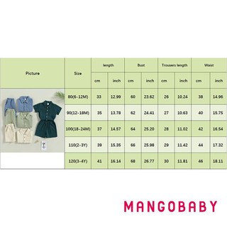 Bộ Quần Short Bé Trai MGG-Baby Kids, Áo Sơ Mi Đóng Nút Tay Ngắn Có Quần Short Eo Co Giãn