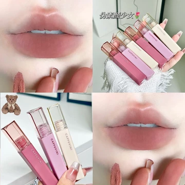 Son Môi Cappuvini Màu Nhung Lì Làm Đầy Đặn Môi