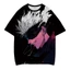 Jujutsu Kaisen Anime Áo Thun Nữ Tay Ngắn Top Unisex Cosplay Gojo Satoru Tee Thời Trang 3D Áo Sơ Mi Plus Kích Thước